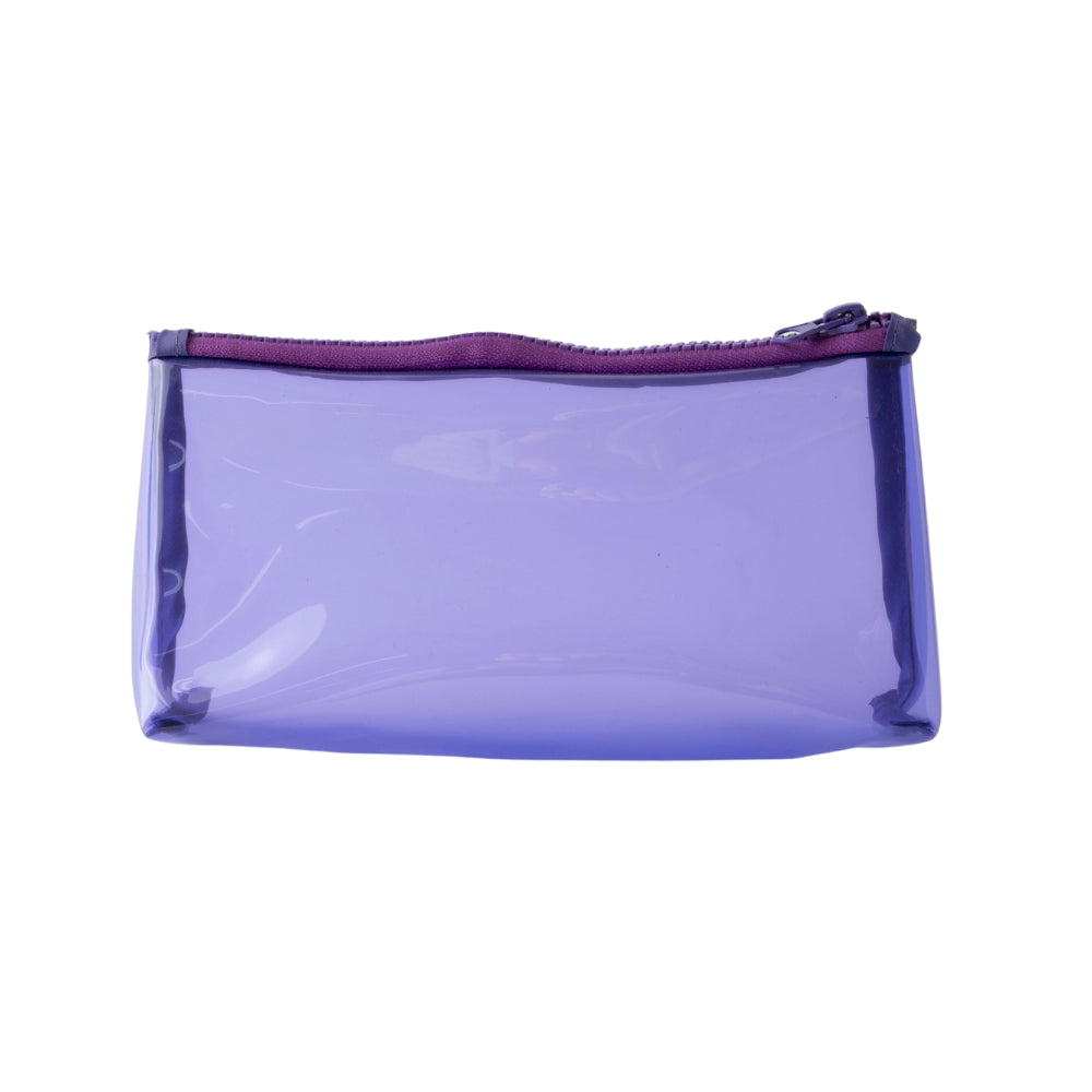 Vivid Collection Clear Pencil Case - PURPLE